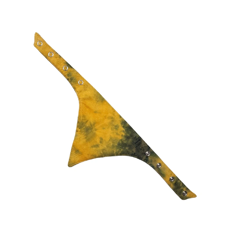Yellow Tie Dye Dog Bandana