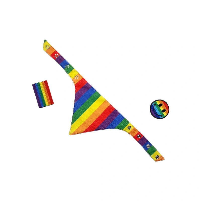 Pride Rainbow Dog Bandana