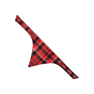 Red Plaid Dog Bandana