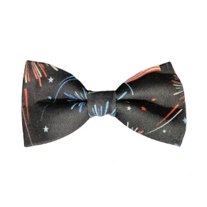 4 of July Black Bow for Pets