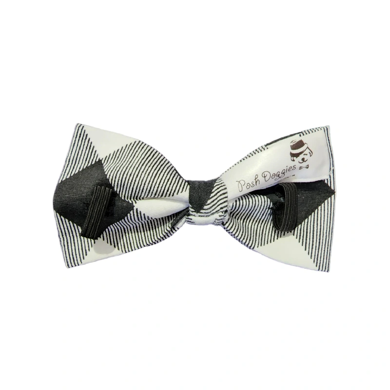 Black & White Bow for Pets - Image 2
