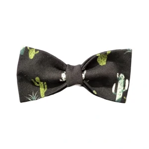 Black Cactus Bow for Pets