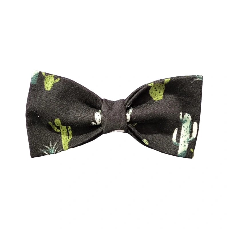 Black Cactus Bow for Pets