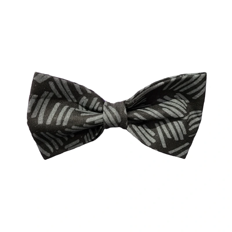 Black Lines Bow for Pets