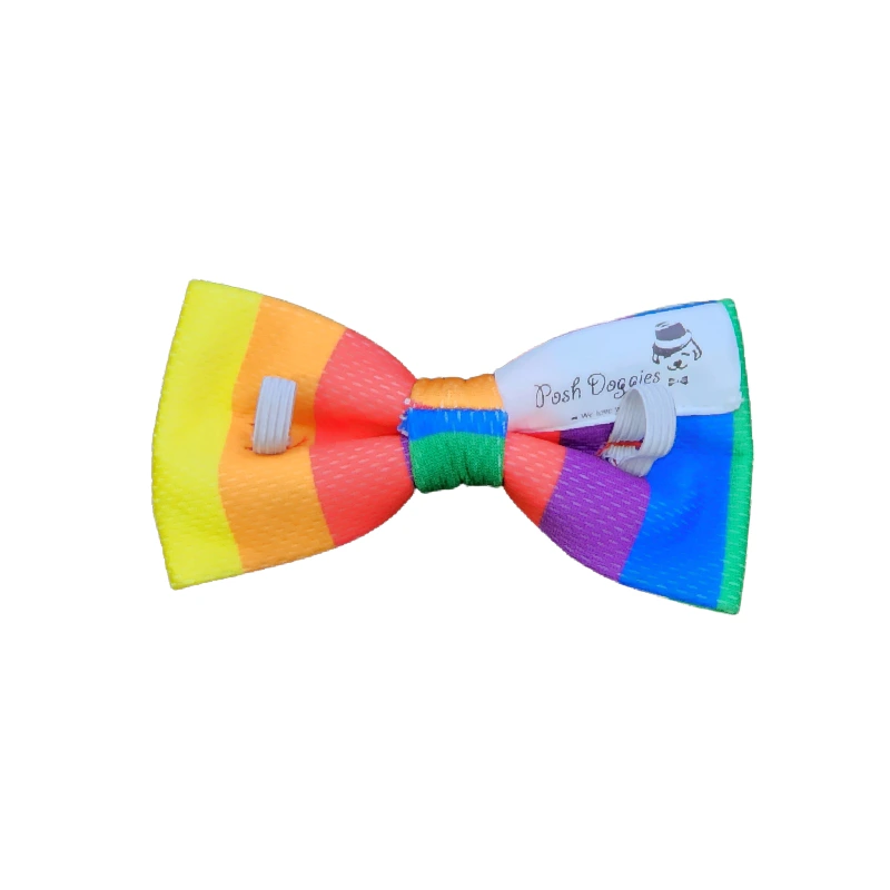 Pride Rainbow Bow for Pets - Image 2